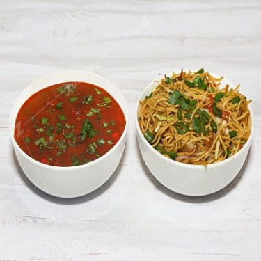 Veg Chowmein Manchurian Gravy