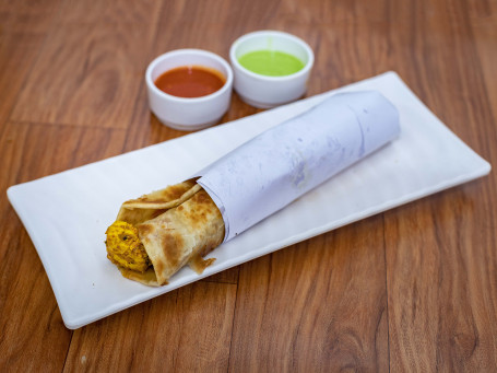 Punjabi Paneer Tikka Kathi Roll