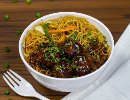 Hakka Noodles Gravy Manchurian