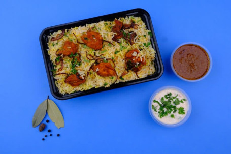 Khansama Special Chicken Awadhi Biryani [Raita 2 Free Gulab Jamun]