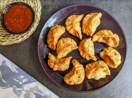 Veg Fried Momos (8 Piece