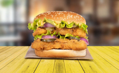Big Crispy Chicken Double Patty Burger