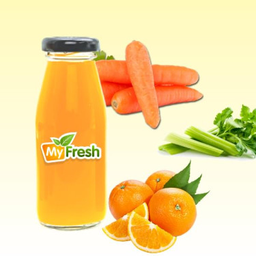 Valencia Orange With Carrot Celery Juice[350Ml]