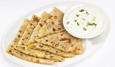 Aloo Paratha(2 Pcs) Raita