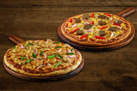 Dois Combos Classic Non-Veg Pizza