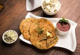 Paneer Paratha+ Mix Parantha+Bondi Raita