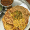 Aloo Stuffed Poori With Chana