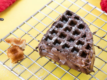 Chocolate Overload Chocolate Base Waffle Sandwich