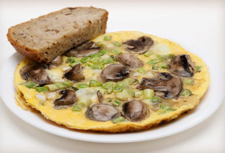 Mushroom And Cheese Omellette