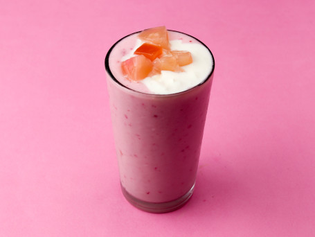 Strawberry Lassi With Fruit