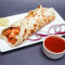 Double Chicken Keema Kathi Roll