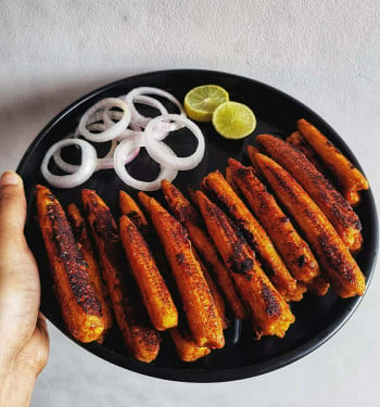 Roasted Baby Corn With Chili And Lime