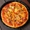 Spicy Paneer Pizza With Veg Grilled Sandwich With Coke