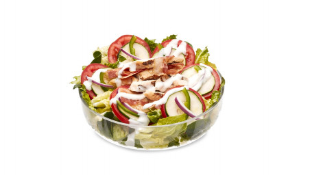 Salada Derretida Ranch De Frango E Bacon