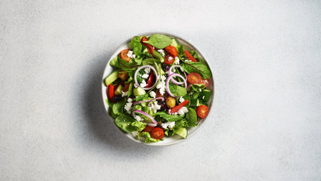 Salada Mediterrânea Com Frango Grelhado