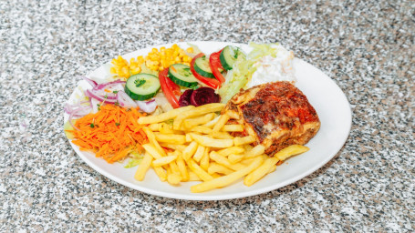 Lasagne, Chips Salad