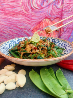 Vegan Rice Noodle Stir Fry