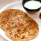 Aloo Onion Paratha Curd