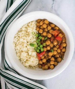 Combinação De Arroz Punjabi Chole