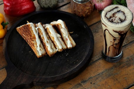 Cheese Veg Grilled Sandwich Cold Coffee