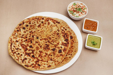 2 Parantha With Raita Combo