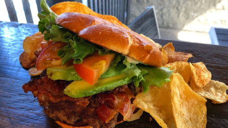 16. Bacon Avocado Burger