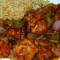 Chicken Chilli With Veg Fried Rice