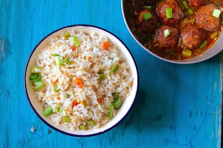 Veg Manchurian Veg Fried Rice Bowl