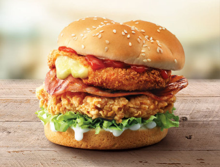 Double Patty Classic Chicken Burger