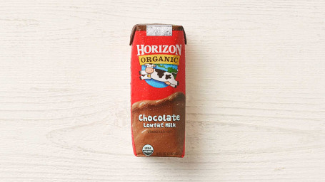 Leite De Chocolate Orgânico Com Baixo Teor De Gordura Da Horizon
