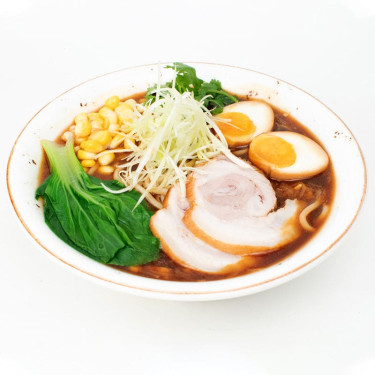 Burnt Garlic Shoyu Soup Hand Made Ramen Bowl Non Veg