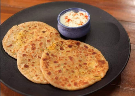 2 Aloo Paratha Raita Sweet (2 Pcs)