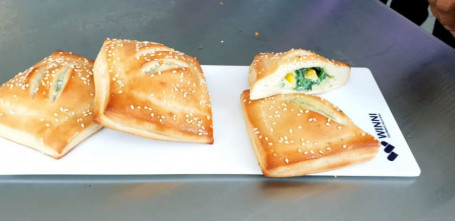 Spinach Corn Calzone