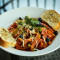 Arrabiata Red Sause Pasta Penne With 2 Slice Garlic Bread