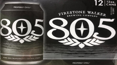 Firestone 805 Blonde Ale, 12 Pack Cans| 12 Oz