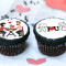 I Love You Chocolate Poster Cup Cake 2 Pcs)