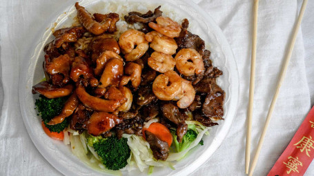 Chicken, Shrimp And Beef