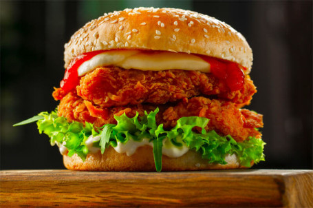 Spicy Chicken Chatkara Burger