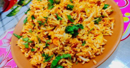 Egg Tawa Bhurji Rice [2 Eggs]