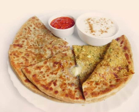 Cheese Soya Chaap Paratha