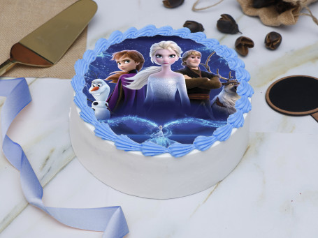 Bolo Com Foto Tema Frozen