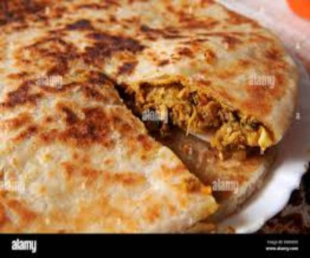 Egg Keema Kulcha