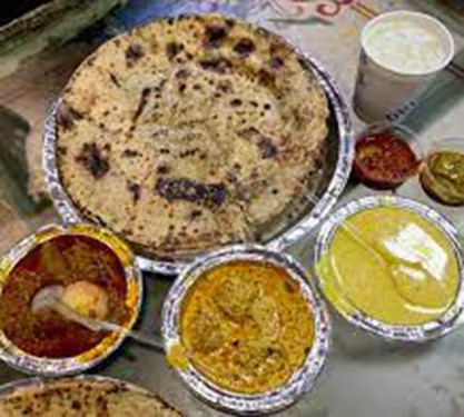 3 Tawa Roti, Besan Gatta, 1 Bejad Roti