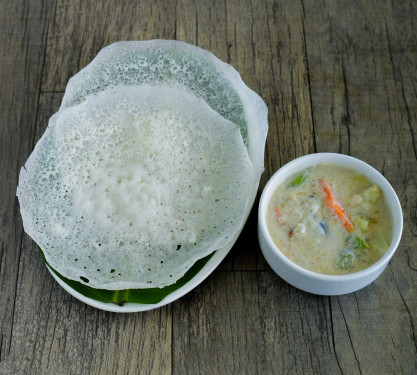 Palappam(3)+Veg Stew