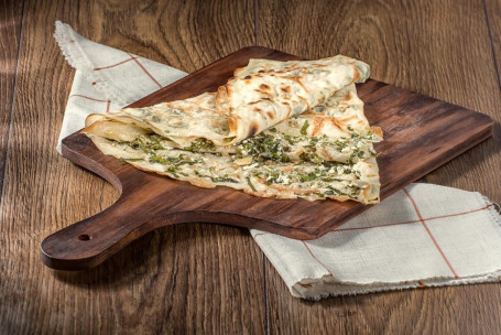 Spinach And Cheese Gozleme With Can