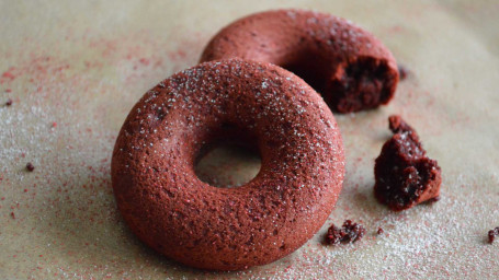 Rosquinha De Veludo Vermelho