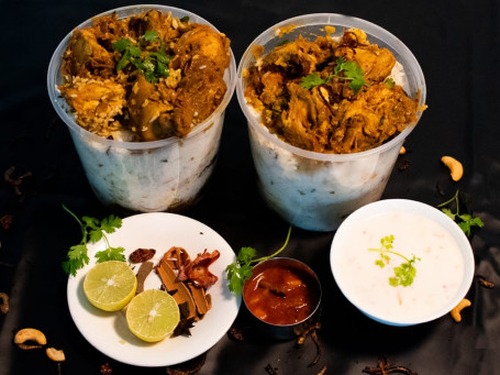 Chicken Dum Biriyani For Four