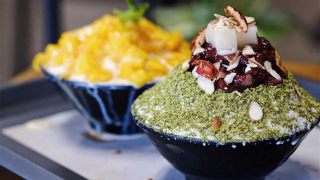 Matcha Red Bean Bingsoo