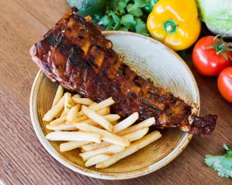 Pork Ribs And Fries