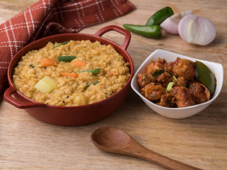 Sambar Rice Chinese Chilly Chicken